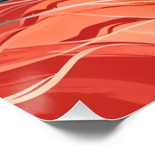 Colorful Sea Poster (Ecke)