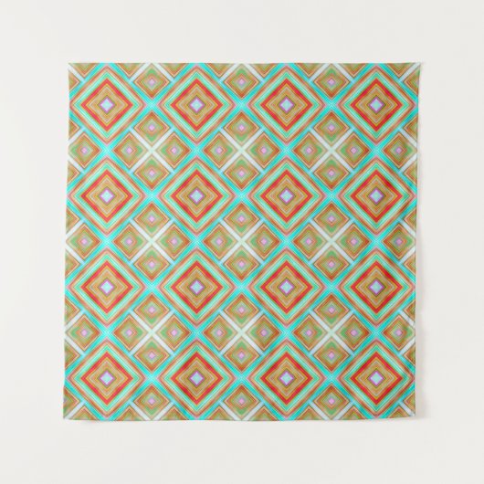 Colorful seamless pattern backgroundabstract, art, wandteppich (Vorderseite)