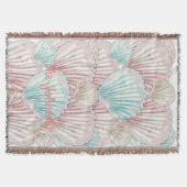 Colorful Seashell Cluster Decke (Vorderseite)