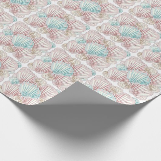Colorful Seashell Cluster Geschenkpapier (Ecke)