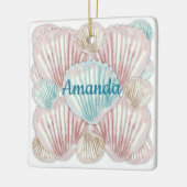 Colorful Seashell Cluster Keramikornament (Links)