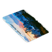 Colorful Seattle Washington Skyline Magnet (Rechte Seite)