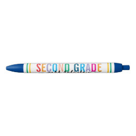 Colorful Second Grade Teacher Pen with Custom Name Kugelschreiber