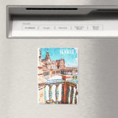 Colorful Sevilla Spanien Architektur Magnet (In Situ (Geschirrspüler))