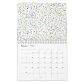 Colorful Sewing Pins White Dressmaker Seamstress Kalender (Feb 2027)