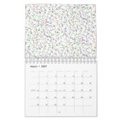 Colorful Sewing Pins White Dressmaker Seamstress Kalender (Mär 2027)