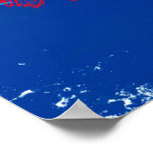 Colorful Shabbat shalom Poster (Ecke)