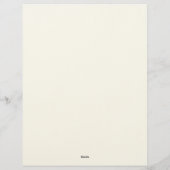 Colorful Shell Border Stationery Paper Briefbogen (Rückseite)