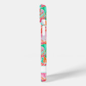 Colorful Shells Monogrammed Case-Mate iPhone Hülle (Rückseite / Links)