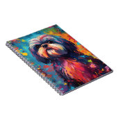 Colorful Shih Tzu Notizblock (Rechte Seite)