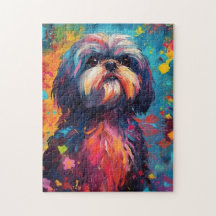 Colorful Shih Tzu