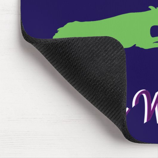 Colorful Silken Windhounds  Mousepad (Ecke)