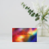 Colorful Simple Business Cards Design Template Visitenkarte (Stehend Vorderseite)