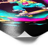 COLORFUL SKATER FUN! FOTODRUCK (Ecke)