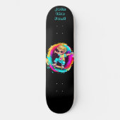 COLORFUL SKATER FUN! SKATEBOARD (Vorderseite)