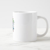 Colorful Skull Explosion Jumbo-Tasse (Rechts)