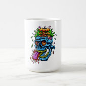Colorful Skull Explosion Kaffeetasse (Mittel)