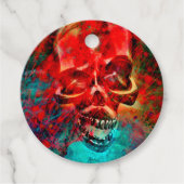 Colorful skull geschenkanhänger (Vorderseite)