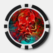 Colorful skull pokerchips (Vorderseite)
