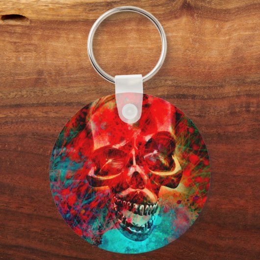 Colorful skull schlüsselanhänger (Vorderseite)