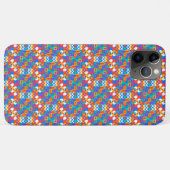 Colorful smartphone case with abstract geometric  (Rückseite (Horizontal))