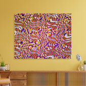 Colorful Snake Styles Pattern Design Leinwanddruck (Insitu (Wohnzimmer))