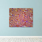 Colorful Snake Styles Pattern Design Leinwanddruck (Insitu (Holzboden))