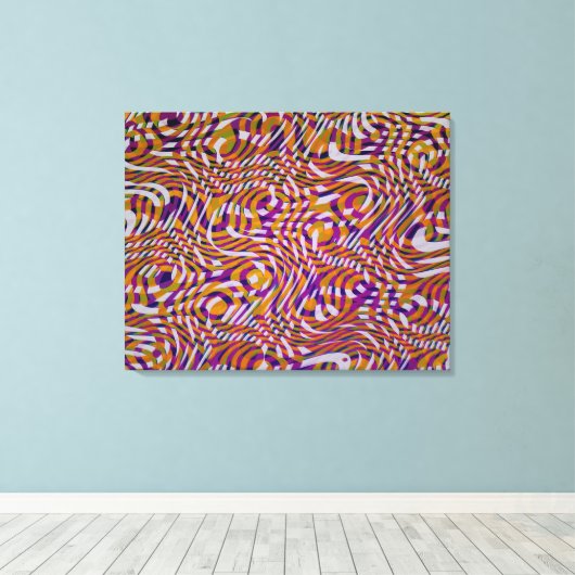 Colorful Snake Styles Pattern Design  Leinwanddruck (Insitu (Holzboden))