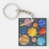 Colorful Solar System Schlüsselanhänger (Vorderseite)