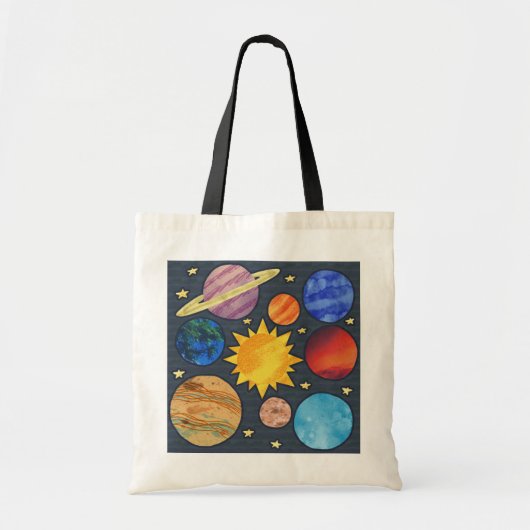 Colorful Solar System Tragetasche (Vorne)