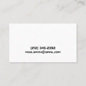 Colorful Sound Bar Equalizer | Erzeuger Visitenkarte (Rückseite)