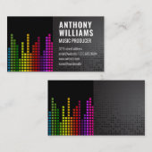 Colorful Sound Bar Equalizer Visitenkarte (Vorne/Hinten)