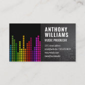 Colorful Sound Bar Equalizer Visitenkarte (Vorderseite)