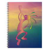 Colorful Southwest Kokopelli Notebook Notizblock (Vorderseite)