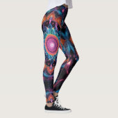 Colorful Space Mandala Leggings (Rechts)