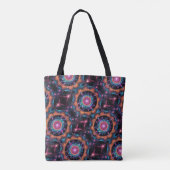 Colorful Space Mandala Tasche (Rückseite)