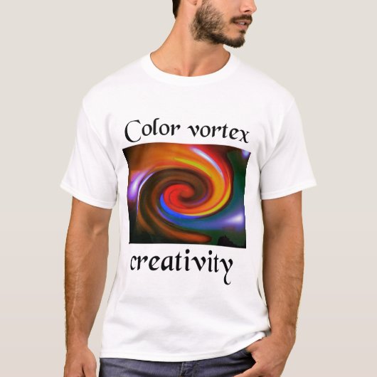 Colorful Spiral for Creative Art Lovers T-Shirt (Vorderseite)