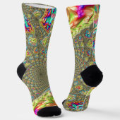 Colorful Spiral Socks Socken (Gewinkelt)