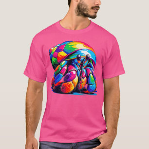 Colorful Splash Art Crabs T-Shirt