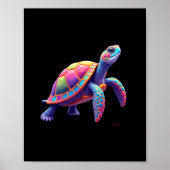 Colorful Splash Eastern Box Turtle (4) Poster (Vorne)