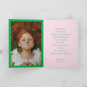 Colorful Spring Flowers Pop Tree Wedding Thank You Einladung (Innenseite)