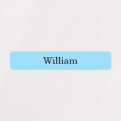 Colorful Spring Pastel Name Etiketten (Design 2)