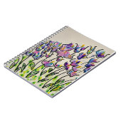 Colorful Spring Tulips Greeting Notizblock (Linke Seite)