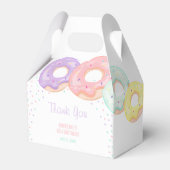 Colorful Sprinkle Donuts Kids Birthday Favor Geschenkschachtel (Vorderseite)
