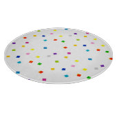 Colorful Square Confetti Cutting Board Schneidebrett (Ecke)