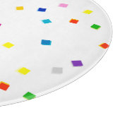 Colorful Square Confetti Cutting Board Schneidebrett (Ecke)