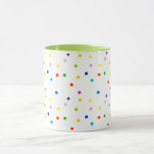Colorful Square Confetti Tasse (Zentrum)