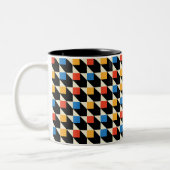 Colorful Squares Coffe Tasse (Links)