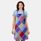  colorful  squres -  modern abstract   schürze (Getragen)