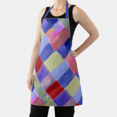  colorful  squres -  modern abstract   schürze (InSitu)